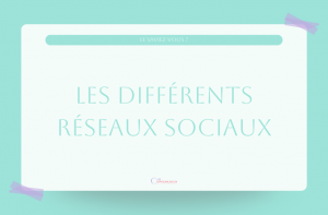 Les différents sociaux à connaître et utiliser pour sa stratégie.
