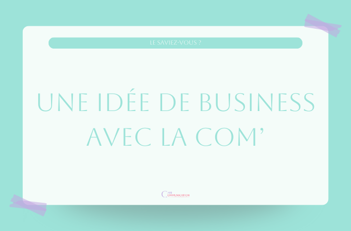 Trouver une idée business devient plus facile grâce à la communication.